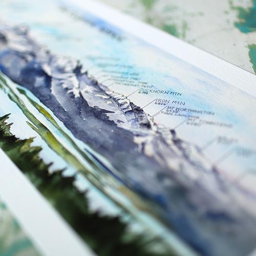 Mountain Range Art Prints