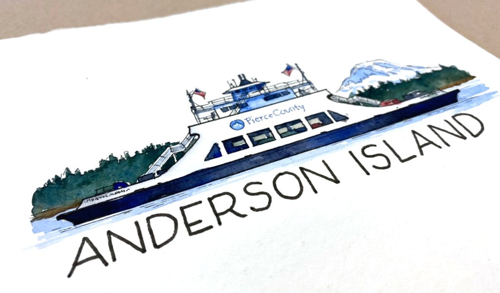 Anderson Island Ferry // ORIGINAL – Elizabeth Person Art & Design anderson-island-ferry-original-elizabeth-person-art-design