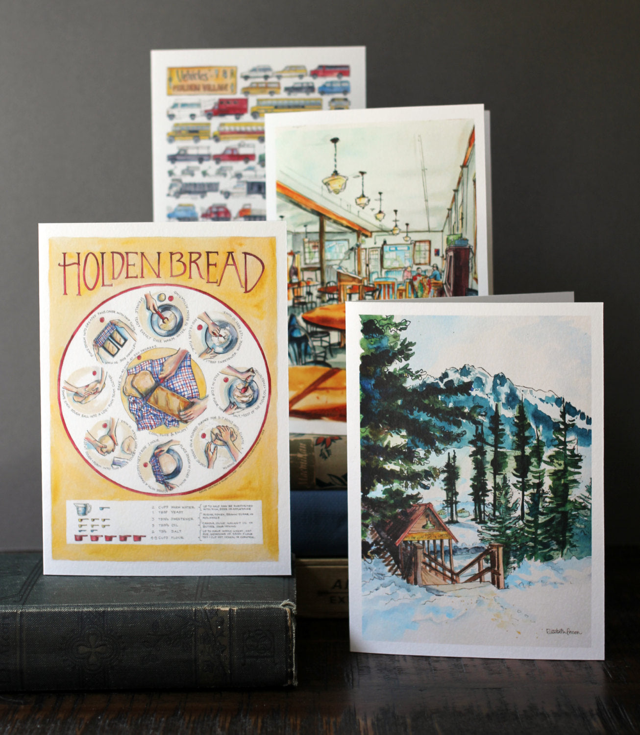 4 Card Pack - Holden Village Designs