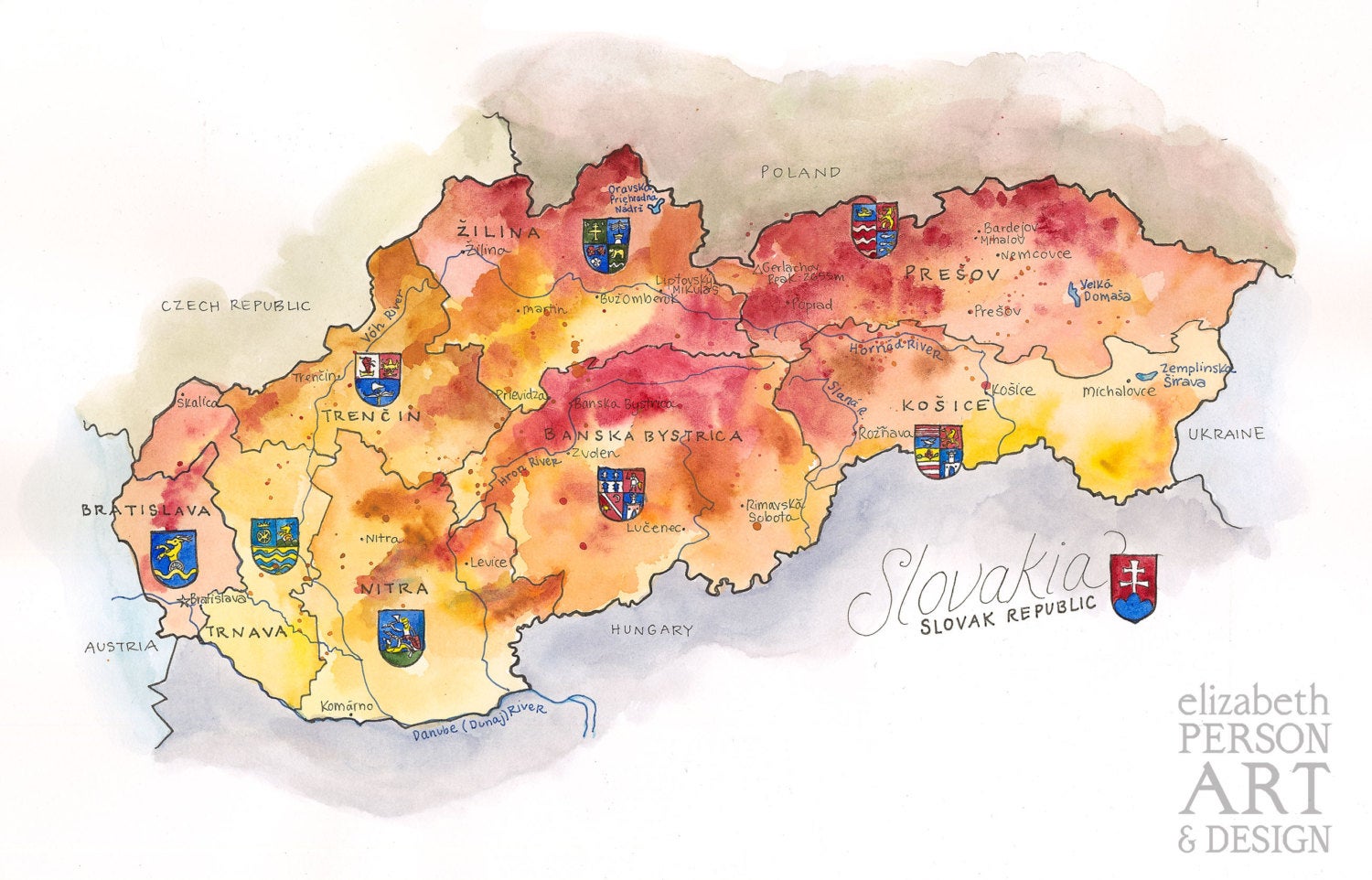 Slovakia Postcode Slovakia World Map